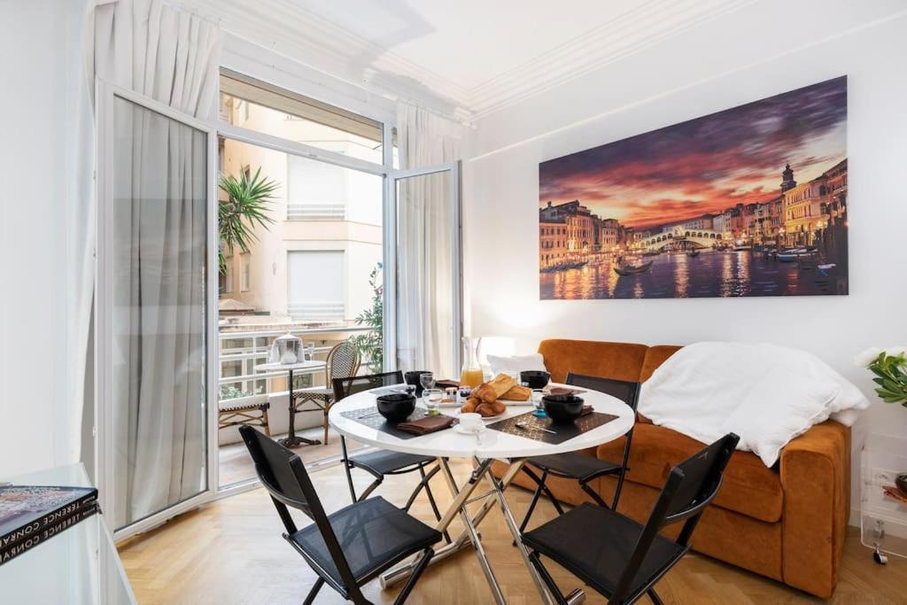 Appartamento Promenade, 2pièces chic et clim avec terrasse Nizza Esterno foto